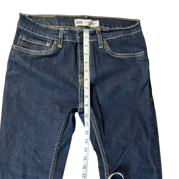 Levis 511 Performance Slim Boys Size 16 Reg 28x28 Dark Wash Stretch Youth - Picture 8 of 10